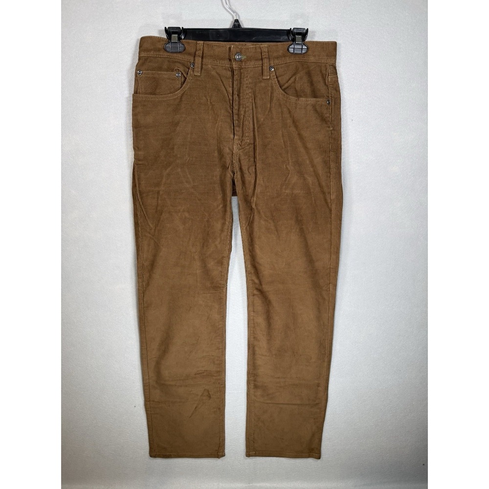 Orvis Five-Pocket Cords Corduroy Pants Men's 32x32 Brown Stretch 2NG0